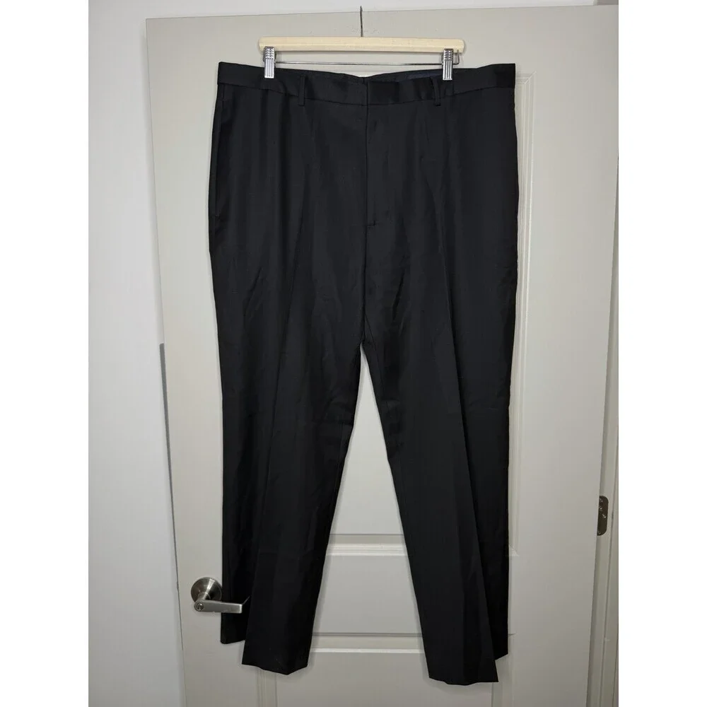 Banana Republic NWT Wool 2 Piece Modern Fit Black Suit 48L Jacket 40X32 Pants